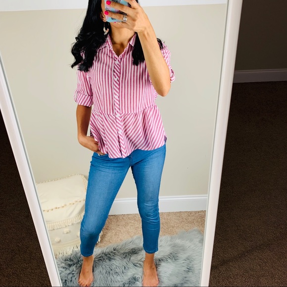 Hi-low button down shirt - Picture 5 of 8